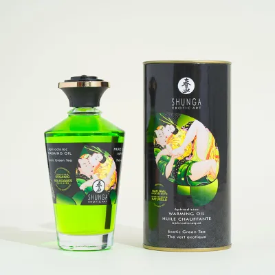 Huile chauffante aphrodisiaque -   Thé vert