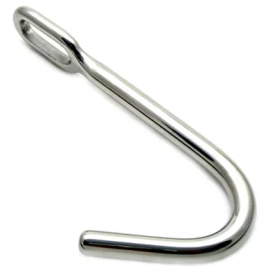 Crochet de bondage anal en acier inoxydable - Metal Hard