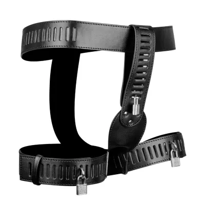 Ceinture de chasteté pour femme en similicuir