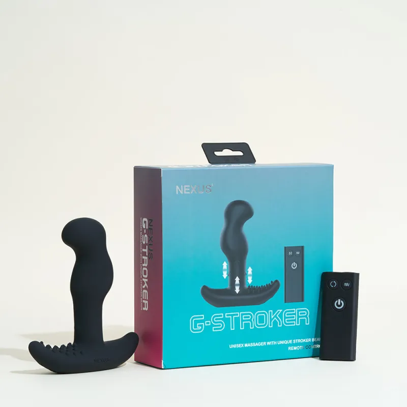 Vibromasseur G-Stroker - 13 cm (plug), 11,1 cm (base) Noir