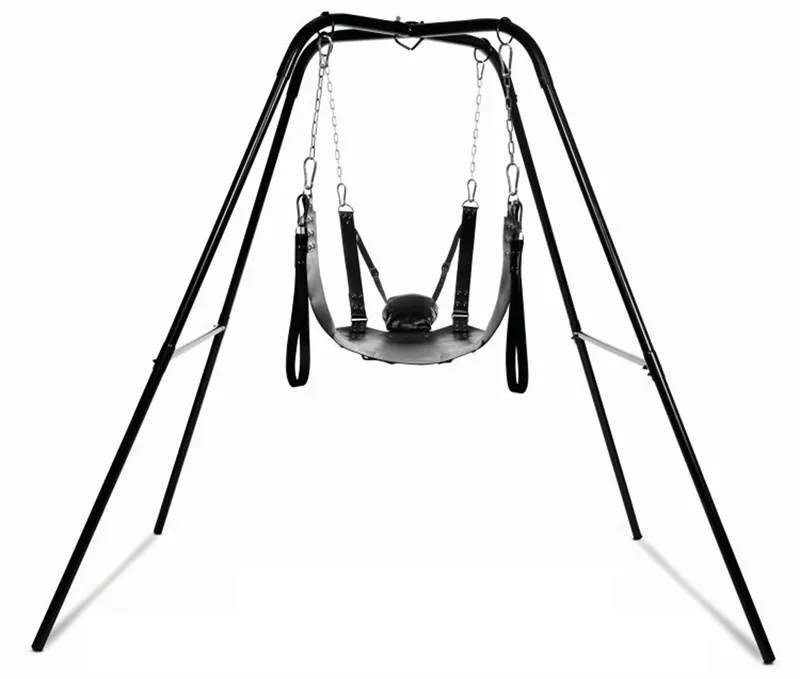 XR Brands - Balançoire sexuelle extrême avec porte-tête - Noir