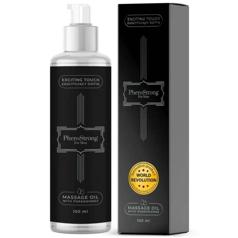 Huile de massage aux phéromones pour homme 100ml - PheroStrong
