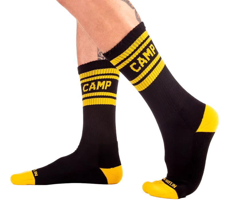Chaussettes CAMP SOCKS Camp Noir-Jaune