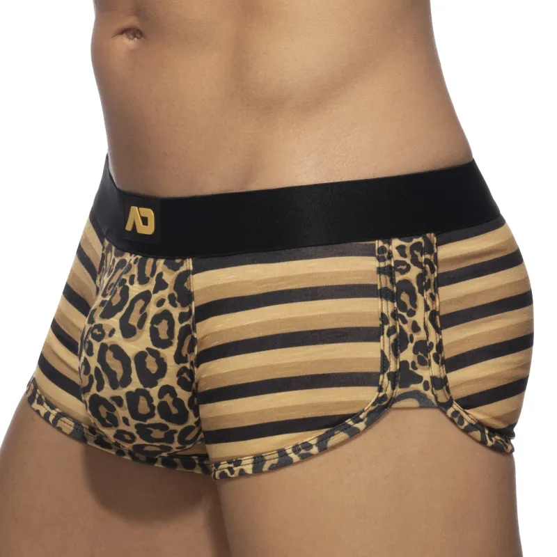 Addicted Boxer LEO STRIPE Marron