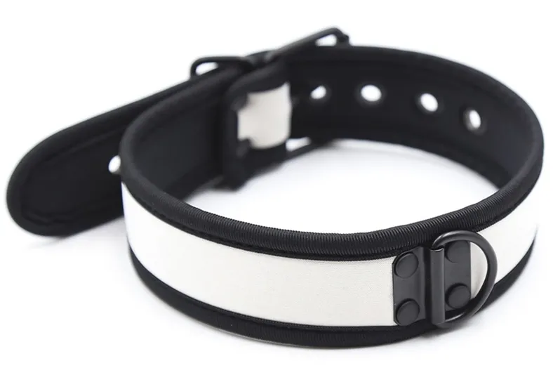 Collier Néoprène SIMPLY PUPPY Blanc