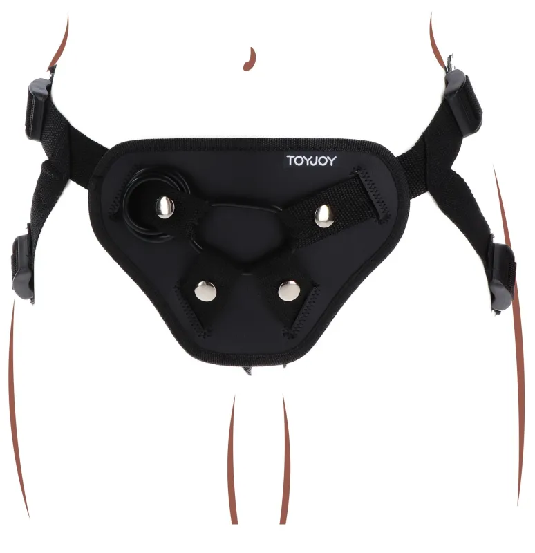 Harnais pour Gode ceinture STRAP-ON DELUXE Get Real Noir