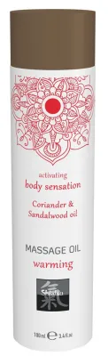 Huile de massage Warming CORIANDRE & BOIS DE SANTAL 100mL