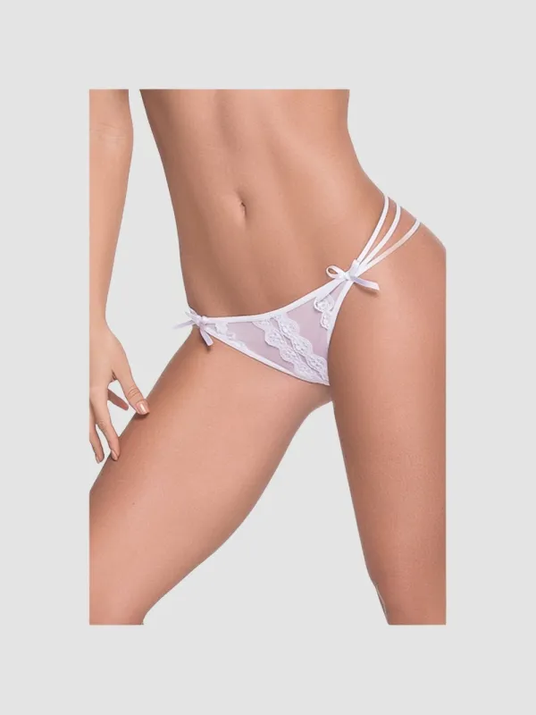 String 101 Triple Lanières Blanc