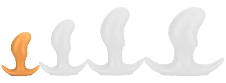 Plug en silicone PODS 9 x 3.5cm Orange