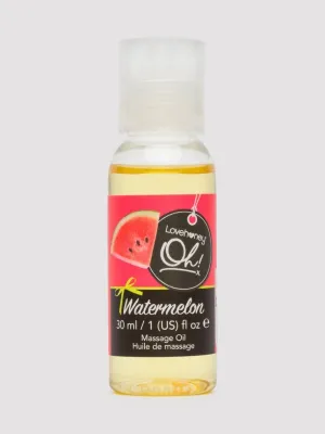 Huile de massage embrassable à la pastèque Oh! 30 ml
