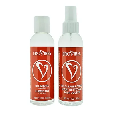 Erovibes Lubrifiant Eau 150 ml + Nettoyant Sextoy GRATUIT
