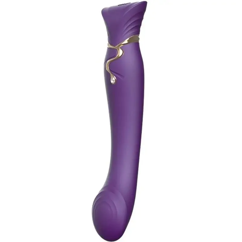 Stimulateur point G Queen PulseWave violet - Zalo