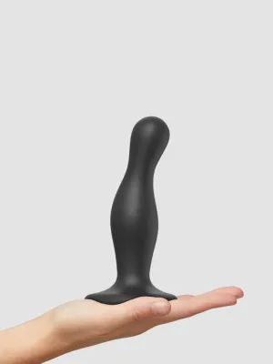 Dildo Plug Anal Curvy noir XXL