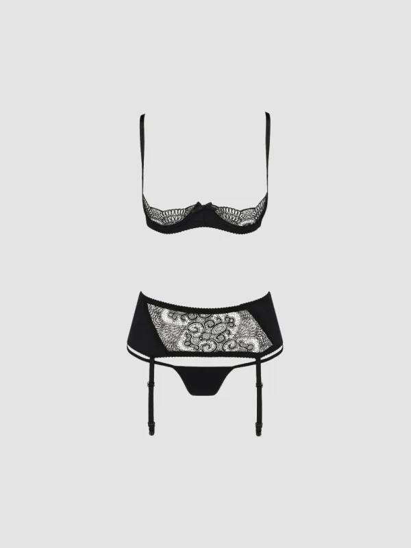 Ensemble 3 Pièces Alina Noir