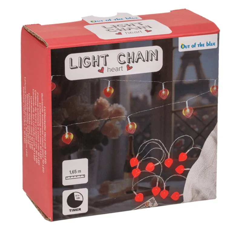 Guirlande lumineuse cœurs -