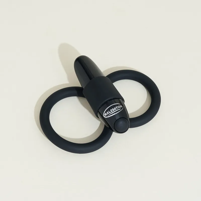Double cockring vibrant de Malesation -