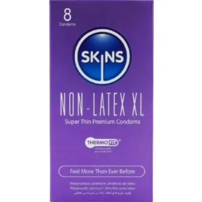 Préservatifs Sans Latex XL Pack de 4 - Skins