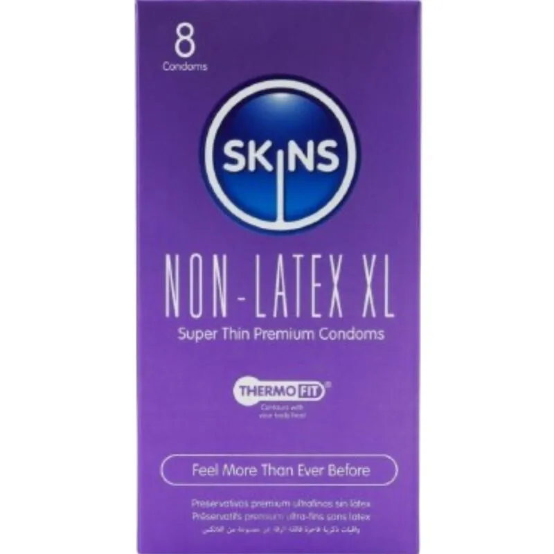 Préservatifs Sans Latex XL Pack de 4 - Skins