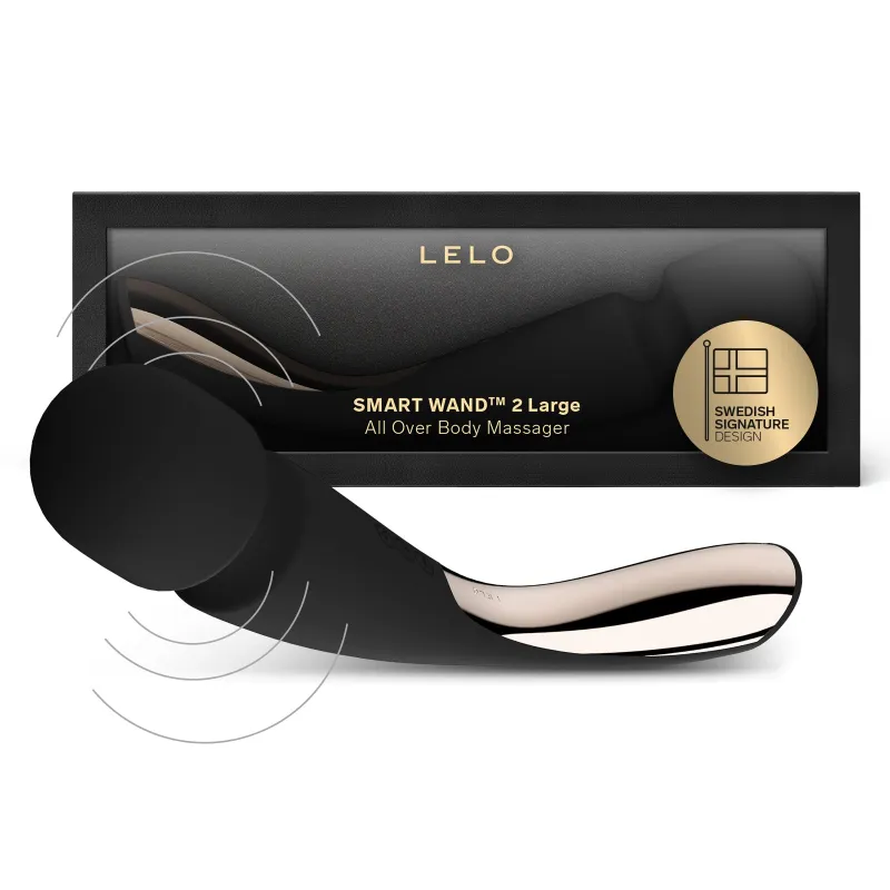 Vibromasseur Smart Wand 2 de Lelo - Large Noir