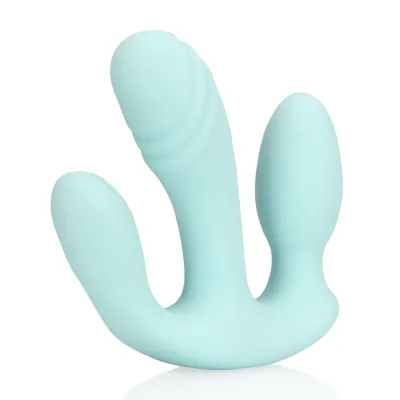 Loveline Three In One Liquid Silicone Vibromasseur 12 cm