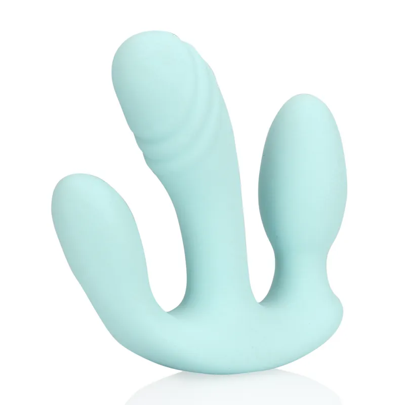 Loveline Three In One Liquid Silicone Vibromasseur 12 cm
