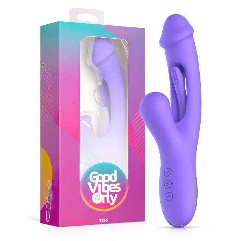 Good Vibes Only - Tess Vibromasseur Lapin avec Stimulateur du Point G