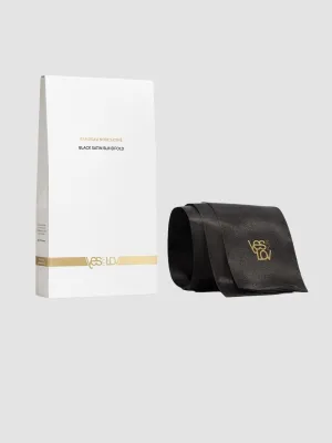 Bandeau Noir Satiné
