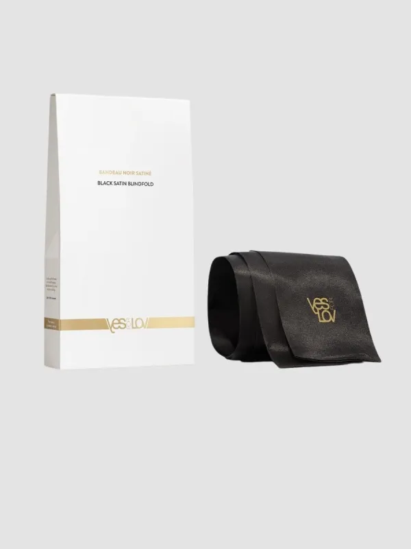 Bandeau Noir Satiné
