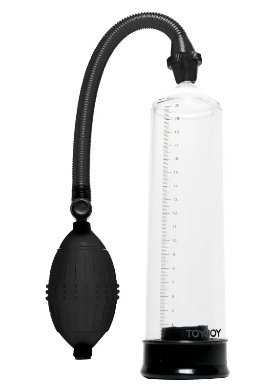 Pompe à pénis POWERPUMP 20 x 5.3cm Transparente