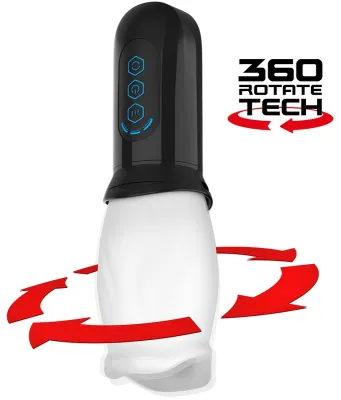 Masturbateur rotatif 360° SPINJOB 3 Vitesses