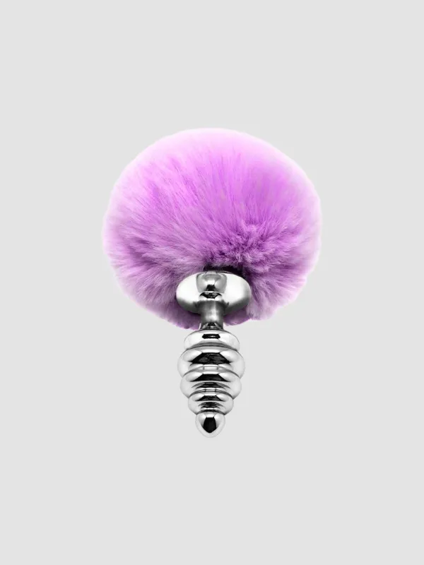 Plug anal en métal Fluffy Twist S