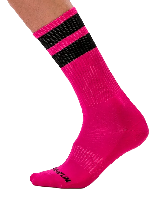 Chaussettes GYM SOCKS Rose-Noir
