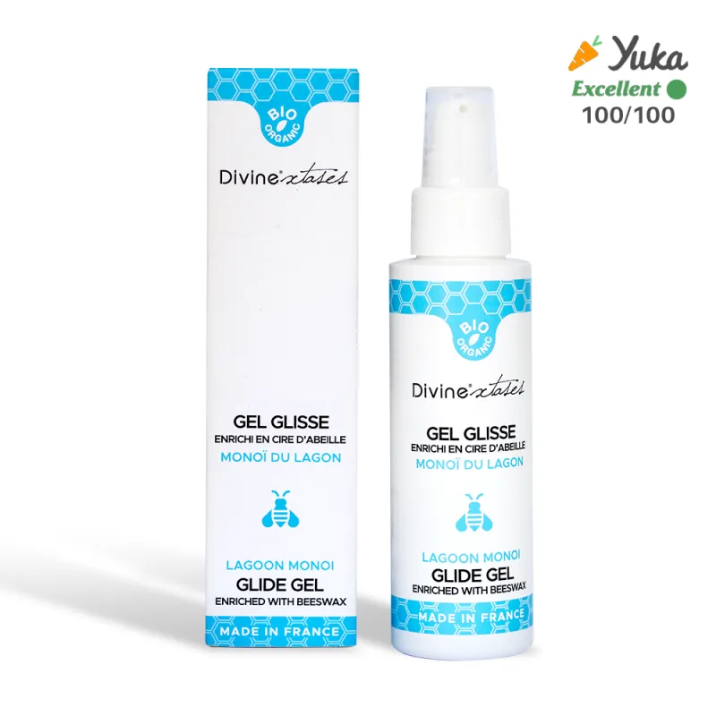 Lubrifiant Gel glisse Monoï Bio Divinextases -