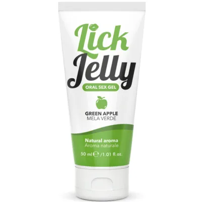 Lubrifiant Sucré Green Apple Lick Jelly 50ml - Intimateline