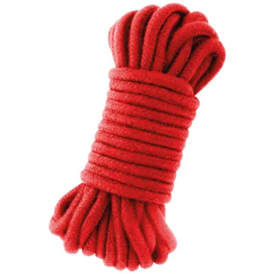 Corde de bondage en coton 5m rouge - Darkness