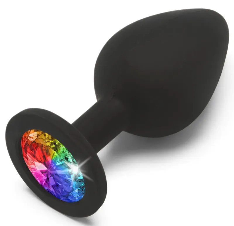 Plug bijou RAINBOW M 7 x 3.5 cm