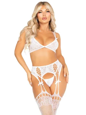 Ensemble 3 pièces Love Song blanc