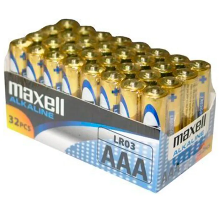 Piles AAA LR03 Alcalines Lot de 32 - Maxell