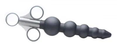 Applicateur de lubrifiant pour perles graduées en silicone
