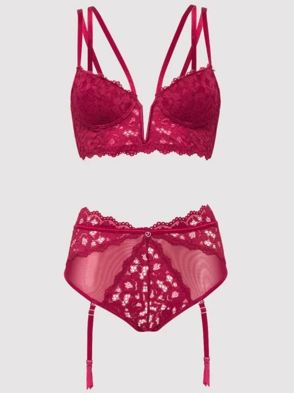 Ensemble 2 pièces ouvert Parisienne bordeaux