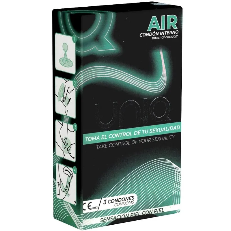 Préservatif féminin sans latex Uniq Air transparent - Uniq