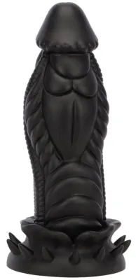Gode Silicone ALLKUS 20 x 7.5cm Noir