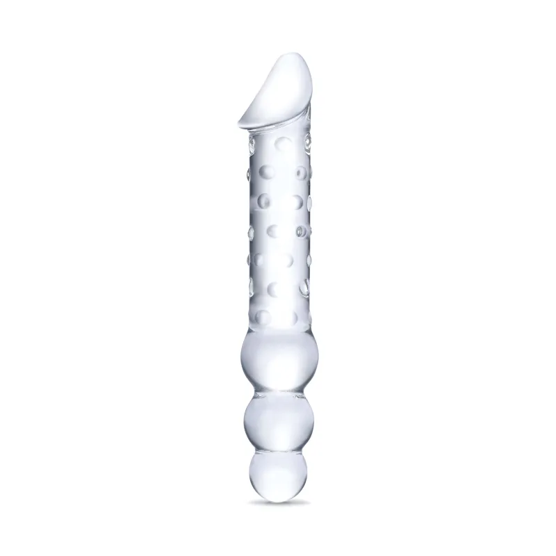 Double Dong Chaîne Anale en Verre Double Ended