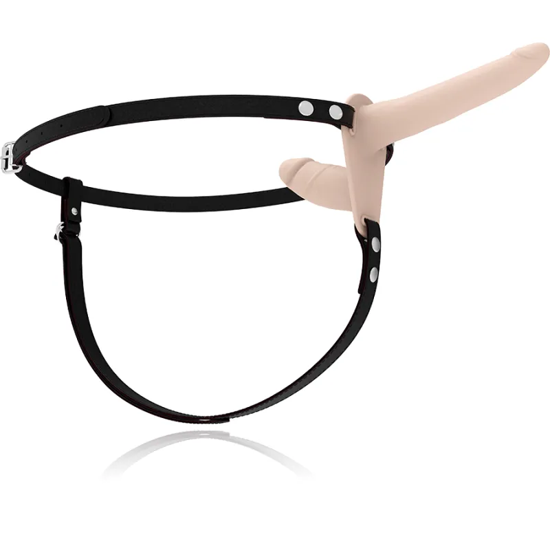 Gode Ceinture Double Pénétration Beige - Fetish Submissive