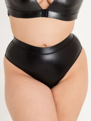 String ouvert wetlook Fierce 3X/4X