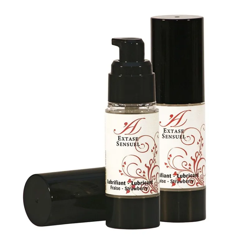 Lubrifiant saveur fraise 30ml - Extase Sensual