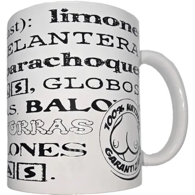 Mug Humoristique Synonymes de Seins 370ml - Diablo Picante