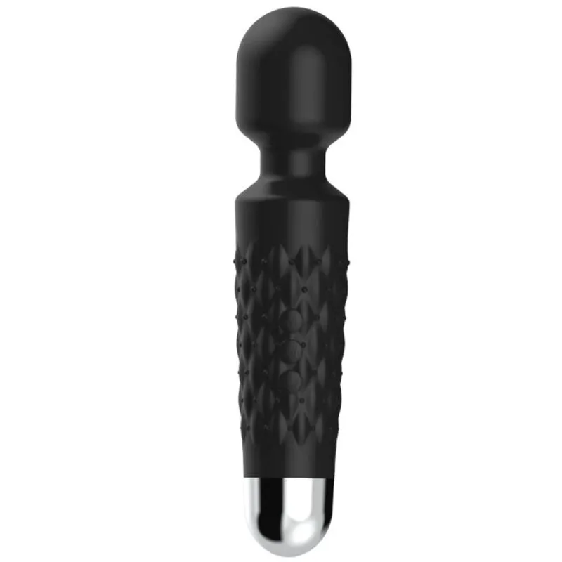 Masseur vibrant Postman tête flexible noir - Armony