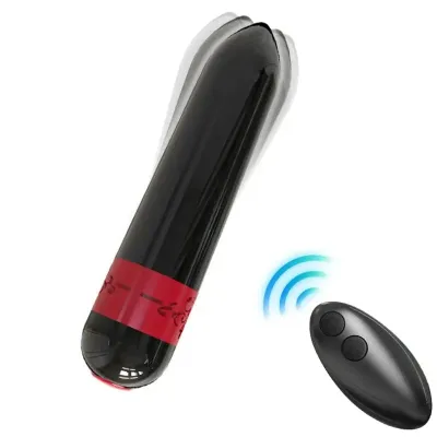 Bullet Vibrateur Rocket Noir avec Télécommande - Armony