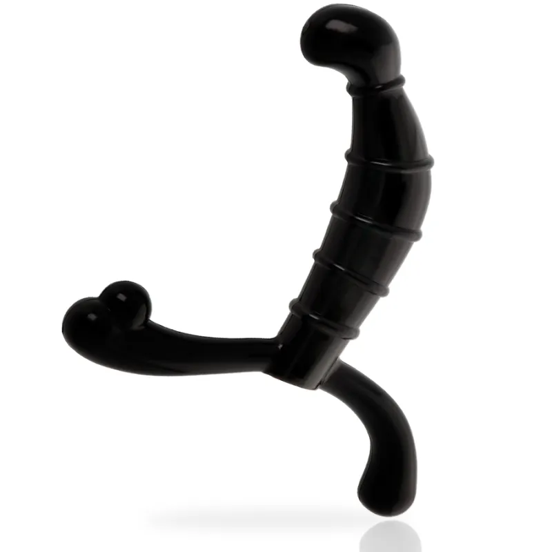 Masseur Prostatique Plaisir Anal Noir - Addicted Toys